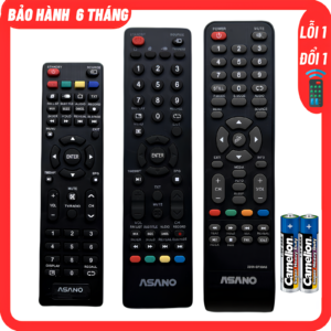 Điều khiển tivi ASANO 3 loại