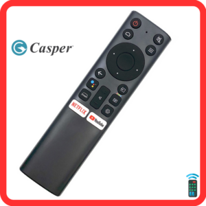 Điều khiển tivi CASPER giọng nói mẫu thẳng