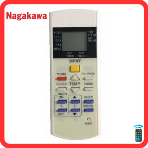 Điều khiển Điều hòa NAGAKAWA kèm Pin - Remote máy lạnh NAGAKAWA