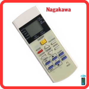 Điều khiển Điều hòa NAGAKAWA kèm Pin - Remote máy lạnh NAGAKAWA