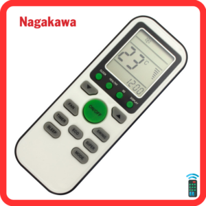 Điều khiển Điều hòa NAGAKAWA kèm Pin - Remote máy lạnh NAGAKAWA