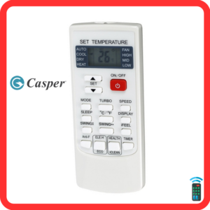 Điều Khiển Điều Hòa CASPER nút đỏ