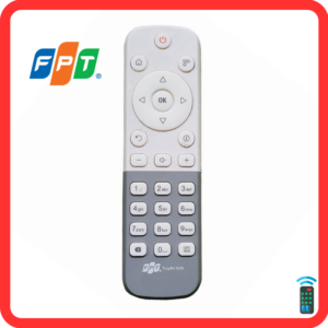 Điều khiển Đầu thu FPT trắng kèm Pin - Điều khiển Tivi FPT trắng.
