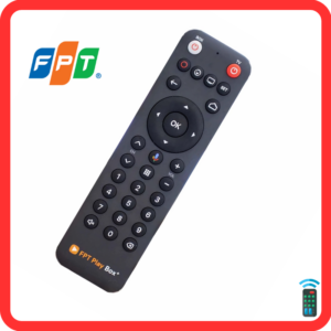Điều khiển FPT giọng nói kèm Pin - Điều khiển FPT Play Box giọng nói. Điều khiển tivi FPT giọng nói.