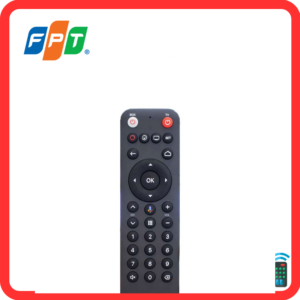 Điều khiển FPT giọng nói kèm Pin - Điều khiển FPT Play Box giọng nói. Điều khiển tivi FPT giọng nói.