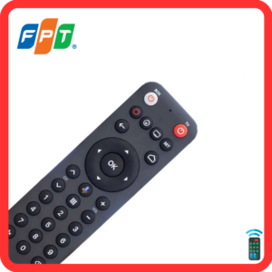 Điều khiển FPT giọng nói kèm Pin - Điều khiển FPT Play Box giọng nói. Điều khiển tivi FPT giọng nói.