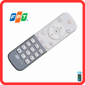 Điều khiển Đầu thu FPT trắng kèm Pin - Điều khiển Tivi FPT trắng.