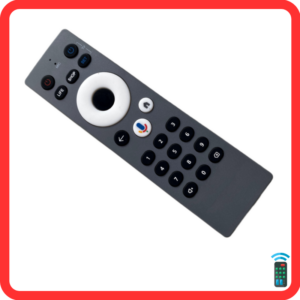 Điều khiển đầu thu FPT giọng nói mẫu xám.