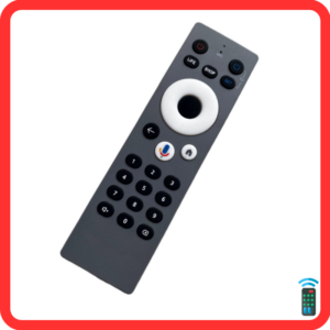 Điều khiển đầu thu FPT giọng nói mẫu xám.