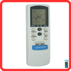 Điều khiển FUNIKI nút xanh Kèm Pin remote máy lạnh.