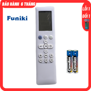 Điều khiển Điều hòa FUNIKI mẫu mới Inverter kèm Pin - Remote máy lạnh FUNIKI mới.